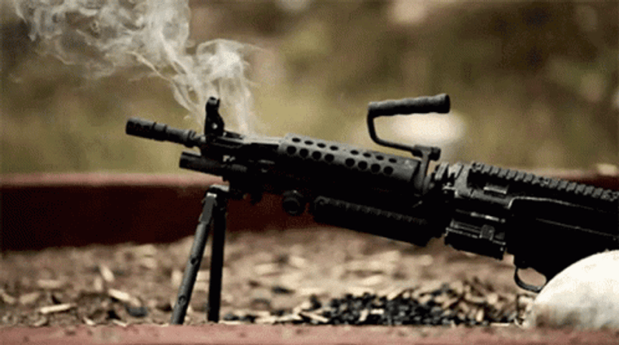 Machine Gun Smoke GIF
