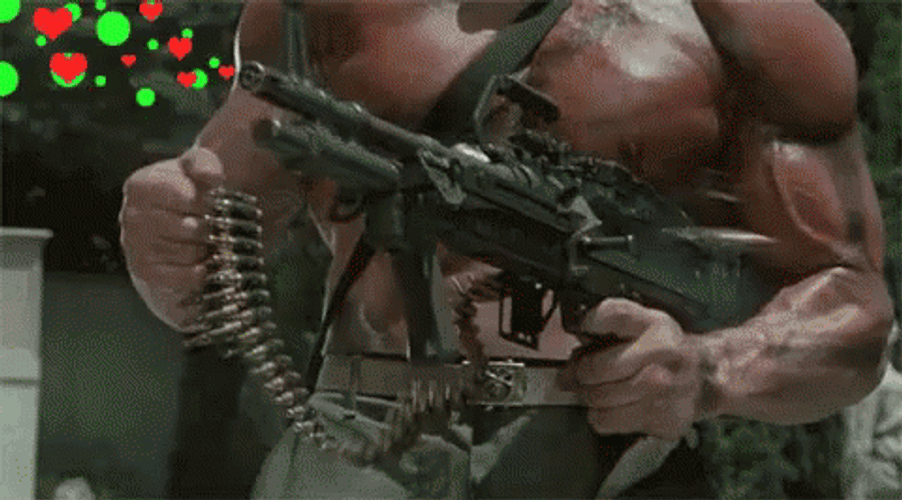 Machine Gun Water Bullet GIF