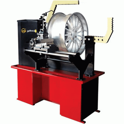 Machine With Wheel Saying Koni