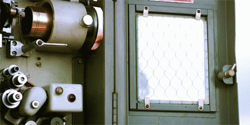 Machine With Window Saying A