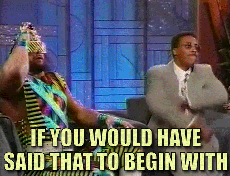 Macho Man Crazy Sit Down Interview GIF