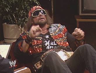 Macho Man Fastest Gun In The West GIF
