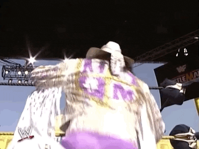 Macho Man Hands Up Victory GIF