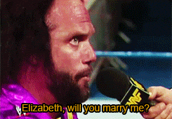 Macho Man Sincere Marriage Proposal GIF