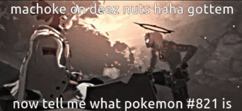 Machoke on Deez Nuts Haha Gottem