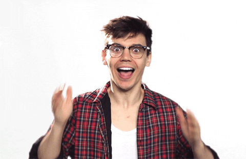 Mackenzie Bourg Freaking Out GIF
