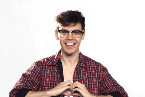 Mackenzie Bourg Gives Heart Hand GIF