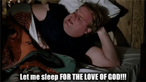 Mad Chris Farley Let Me Sleep GIF