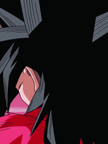 Mad Goku Ssj4 Look Back GIF