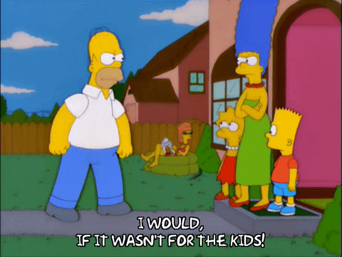 Mad Homer Simpson Hands On Hips GIF