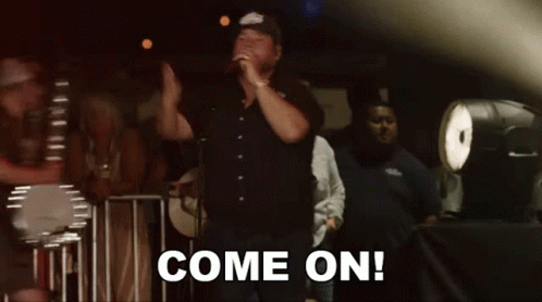 Mad Luke Combs Come On Here GIF