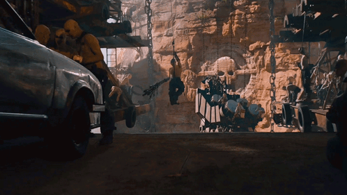 Mad Max Fury Road Hardworking Praetorians In Fast Paced Environment GIF