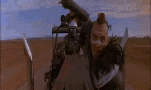 Mad Max Vehicle Speeding GIF