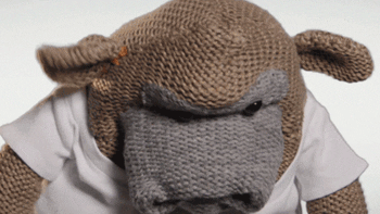 Mad Monkey Puppet Nooo GIF