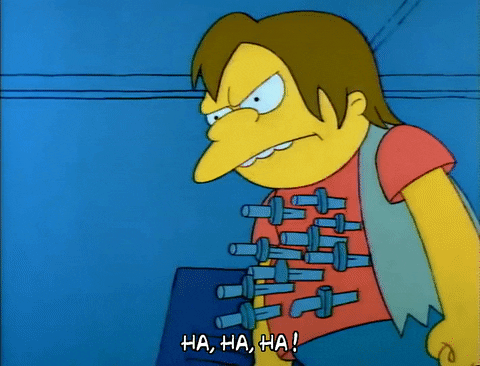 Mad Nelson Haha Laughing GIF