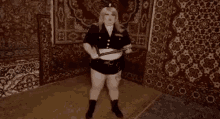 Mad Police Woman Baton GIF