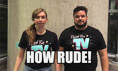 Mad Reaction Jon And Lauren How Rude GIF