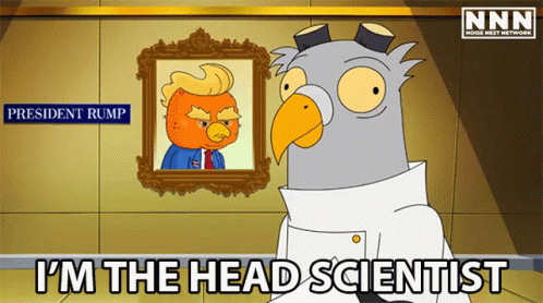 Mad Scientist A Fowl American Dr. Bert Schitz GIF
