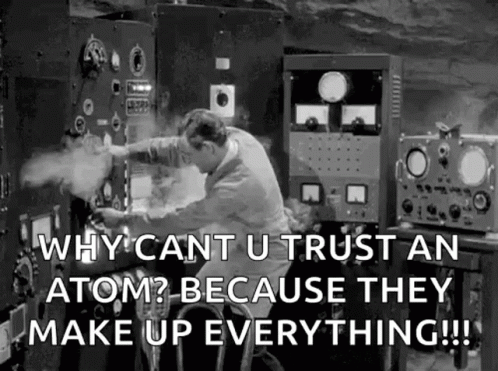 Mad Scientist Atom Joke Funny Meme GIF