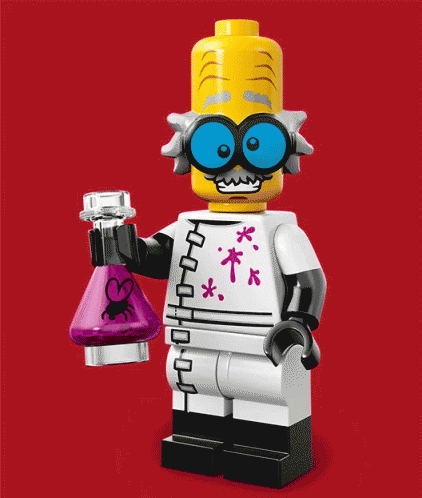 Mad Scientist Lego Series 14 Minifigures Monster GIF