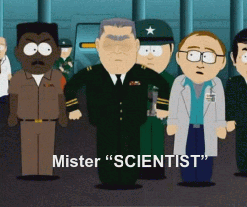 Mad Scientist South Park Pentagon Commander GIF