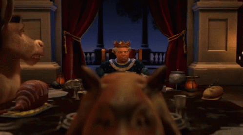 Mad Shrek And King Harold GIF