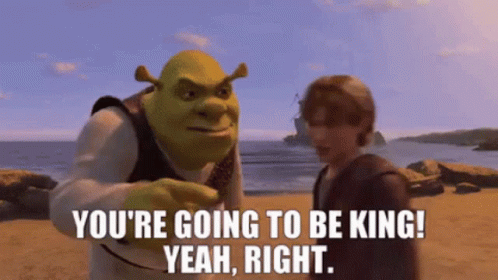 Mad Shrek Discussing With Arthur Pendragon GIF