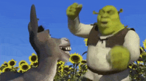 Mad Shrek Explaining To Donkey GIF