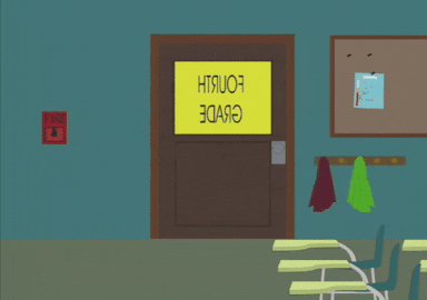 Mad Teacher Slamming Door GIF
