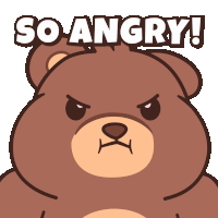 Mad Upset Sticker GIF