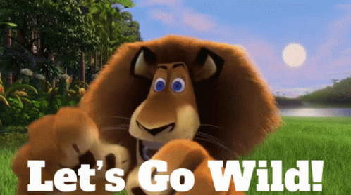 Madagascar Alex Let's Go Wild GIF