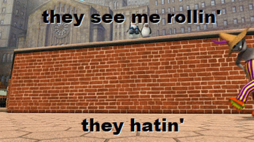Madagascar King Julien They See Me Rollin GIF