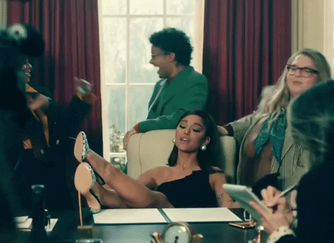 Madam President Ariana Grande Dancing With Officials GIF