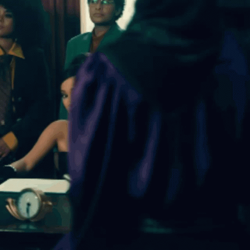 Madam President Ariana Grande In Table GIF