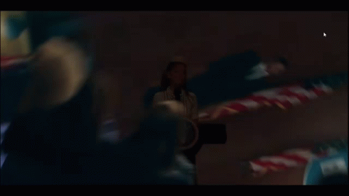 Madam President Ariana Grande On Podium GIF