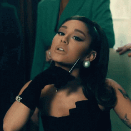 Madam President Ariana Grande Posing For Cameras GIF