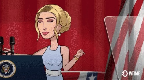Madam President Spinning And Posing GIF