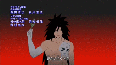 Madara Uchiha Attacking Other Characters GIF
