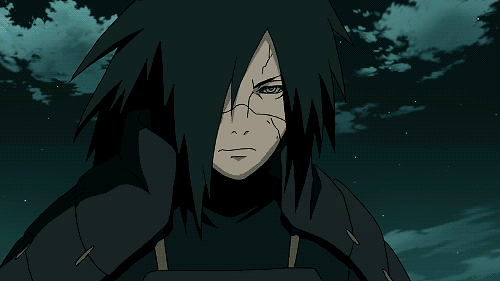 Madara Uchiha Glowing In The Sea GIF