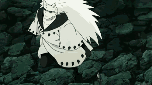 Madara Uchiha Raising Hand GIF