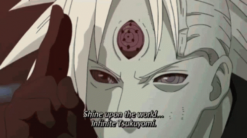 Madara Uchiha Rinne Sharingan Infinite Tsukuyomi Naruto GIF