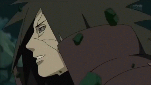 Madara Uchiha Speaking Sideways GIF