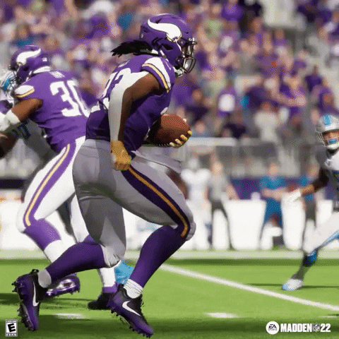 Madden Football Players Warm Up GIF