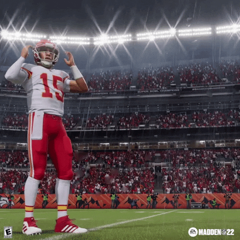 Madden Nfl Player Pointing His Helmet GIF