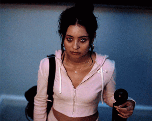 Maddy Perez Nonchalant Expression GIF
