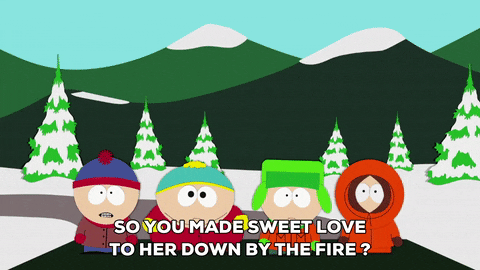 Made Sweet Love Fire South Park GIF