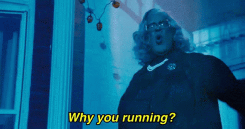 Madea Simmons Why You Running GIF