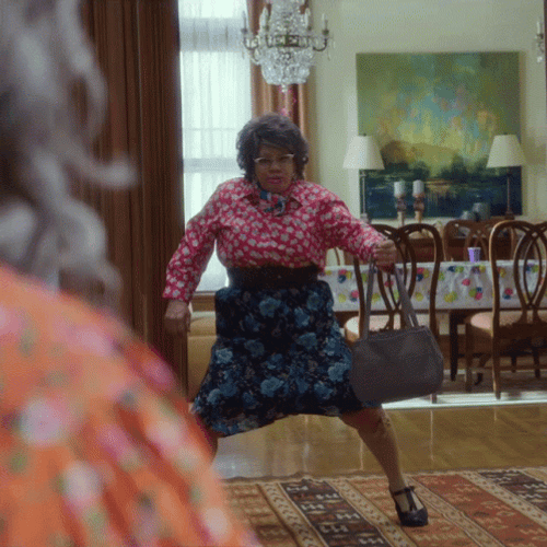 Madea Watching Miss Hattie Happy Dance GIF