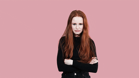 Madelaine Petsch Dislike Reaction GIF