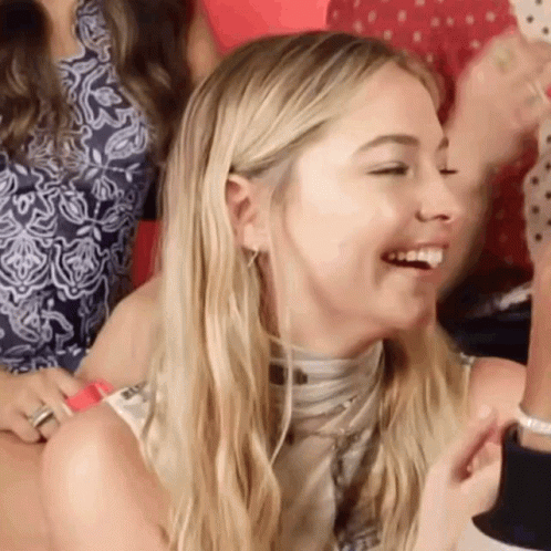 Madelyn Cline American Actress Happy Giggle GIF